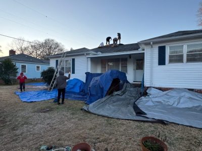Roofing Repair Clean Up